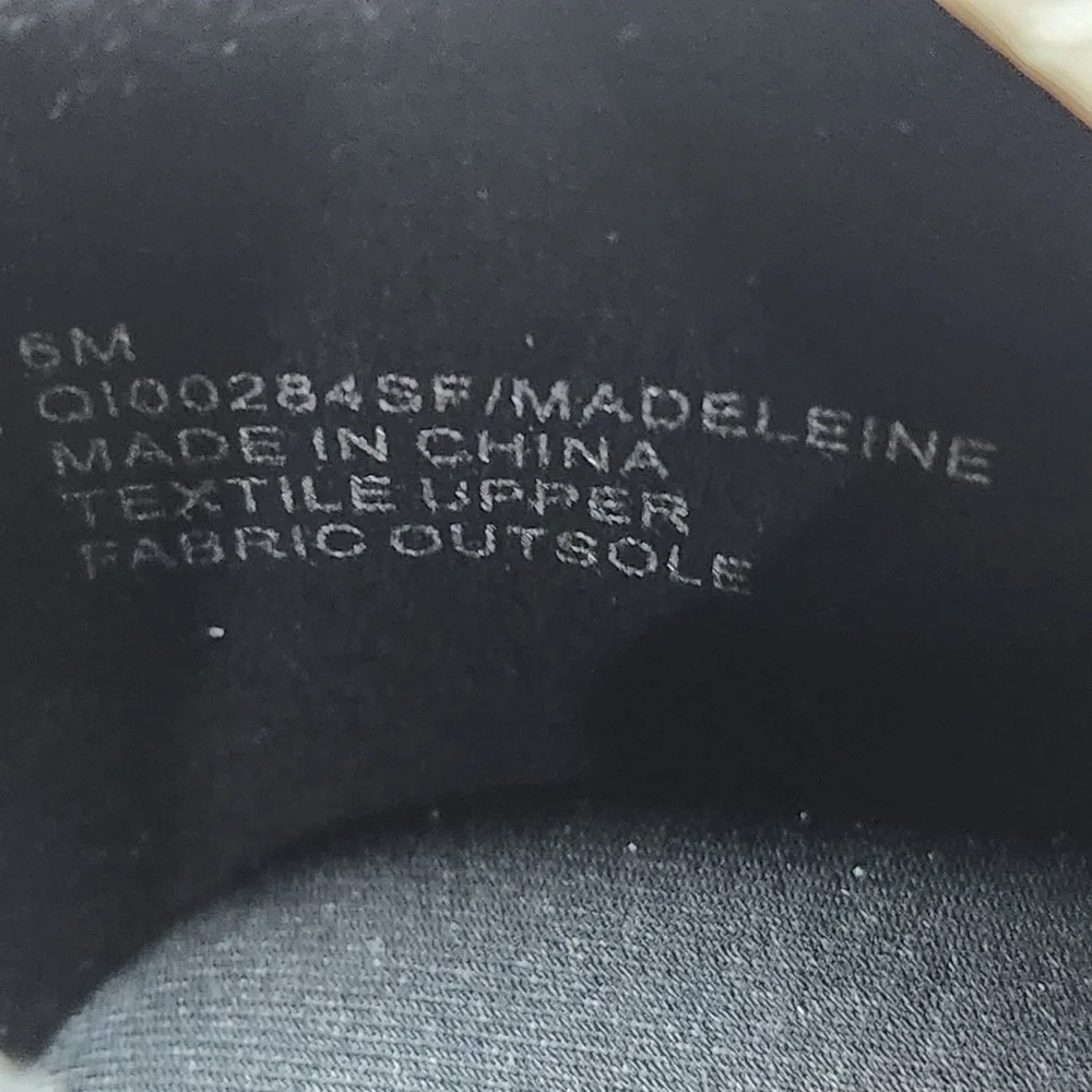 New MIA Women’s Madeleine Black Knit Ballet Flats Y2K Casual Soft‎ Breathable